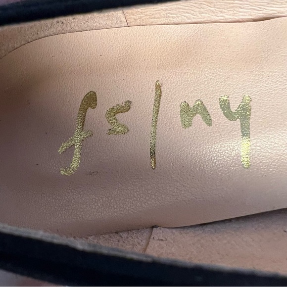 New French Sole Suede Wedge Pumps “Clap” Sz 7 - Picture 10 of 12